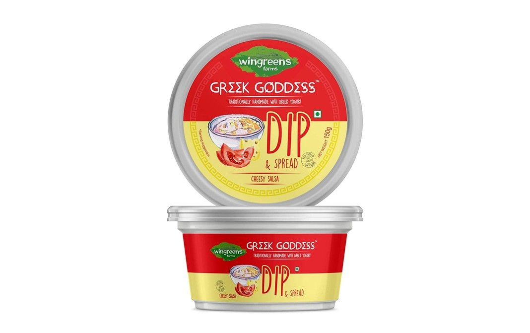 Wingreens Farms Greek Goddess Dip & Spread Cheesy Salsa   Cup  150 grams